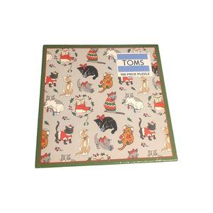New in Box Toms 500 Piece Christmas Cat Kitten Puzzle READ